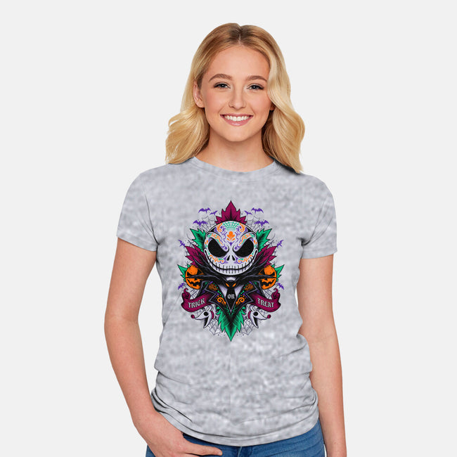 Beautiful Trick-Womens-Fitted-Tee-spoilerinc