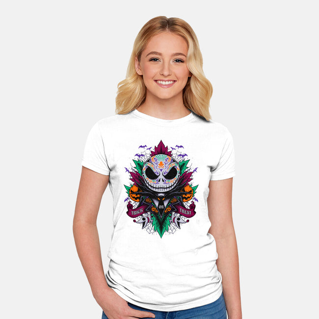 Beautiful Trick-Womens-Fitted-Tee-spoilerinc
