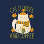 Cat Cuddles And Coffee-Unisex-Pullover-Sweatshirt-brunopires