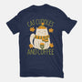 Cat Cuddles And Coffee-Womens-Fitted-Tee-brunopires