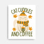 Cat Cuddles And Coffee-None-Stretched-Canvas-brunopires