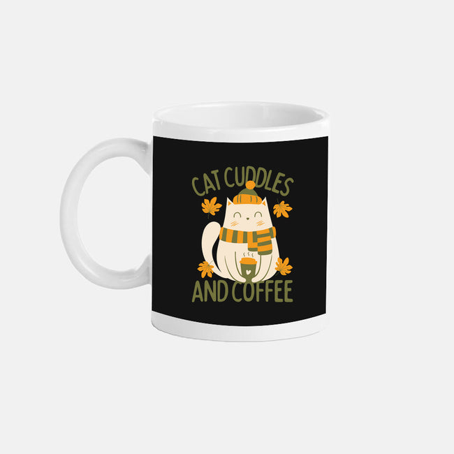 Cat Cuddles And Coffee-None-Mug-Drinkware-brunopires