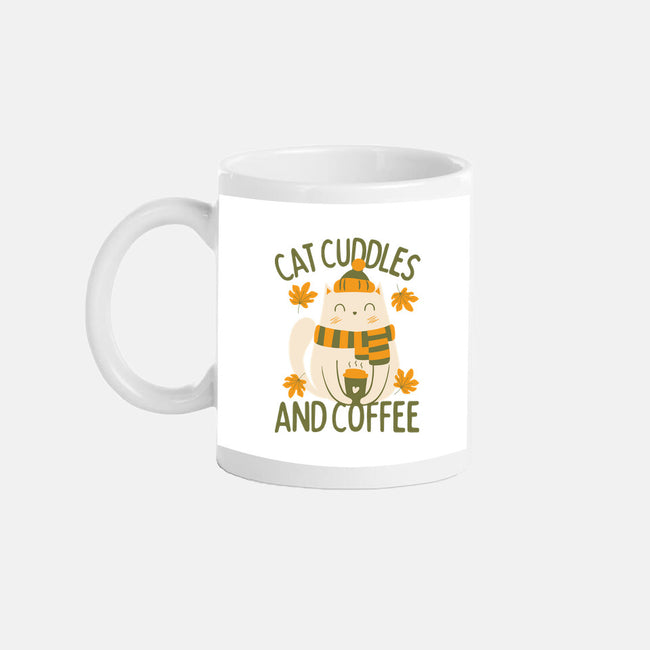 Cat Cuddles And Coffee-None-Mug-Drinkware-brunopires
