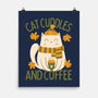 Cat Cuddles And Coffee-None-Matte-Poster-brunopires