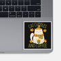 Cat Cuddles And Coffee-None-Glossy-Sticker-brunopires
