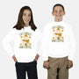 Cat Cuddles And Coffee-Youth-Crew Neck-Sweatshirt-brunopires