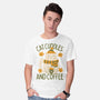 Cat Cuddles And Coffee-Mens-Basic-Tee-brunopires