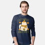 Cat Cuddles And Coffee-Mens-Long Sleeved-Tee-brunopires