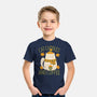Cat Cuddles And Coffee-Youth-Basic-Tee-brunopires