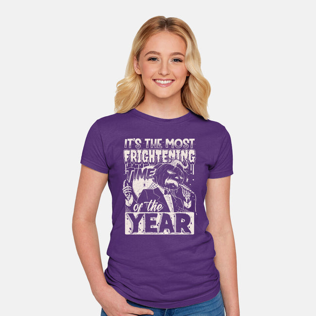 Fright Time-Womens-Fitted-Tee-Getsousa!