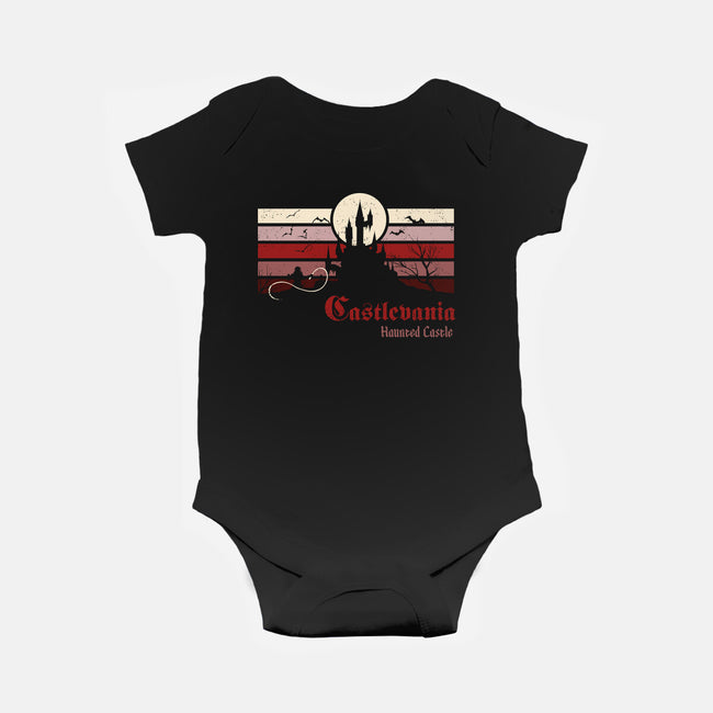 Haunted Castle-Baby-Basic-Onesie-dandingeroz