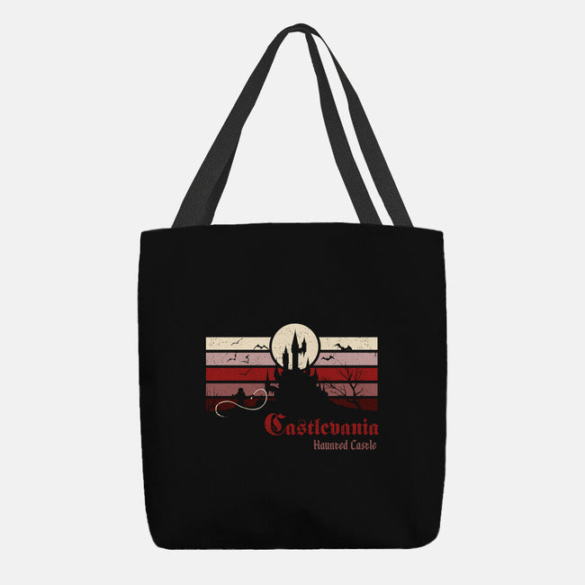 Haunted Castle-None-Basic Tote-Bag-dandingeroz