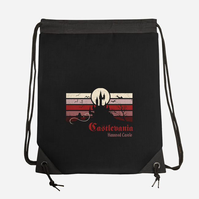 Haunted Castle-None-Drawstring-Bag-dandingeroz