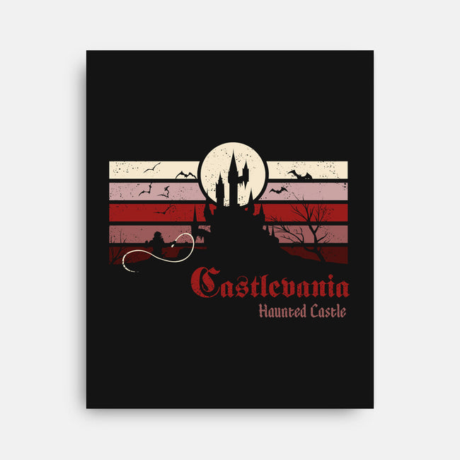 Haunted Castle-None-Stretched-Canvas-dandingeroz