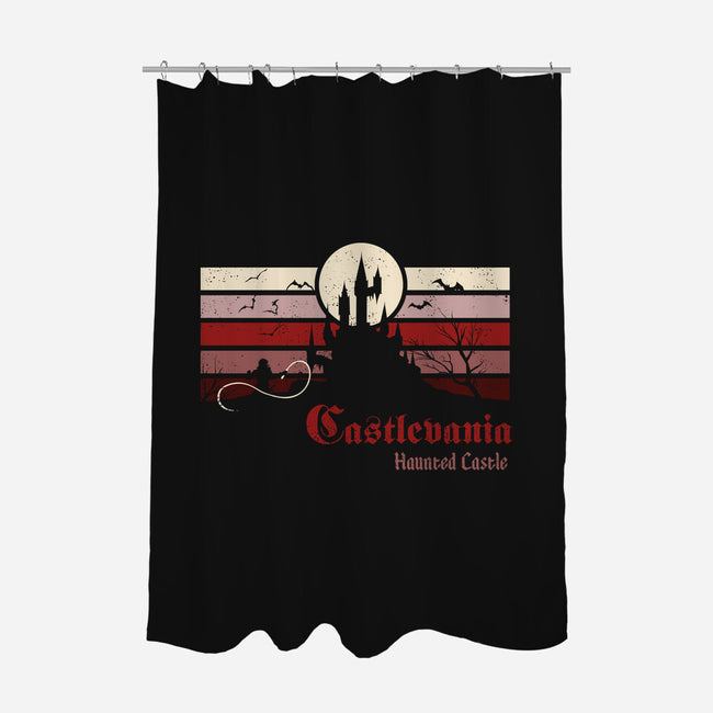 Haunted Castle-None-Polyester-Shower Curtain-dandingeroz