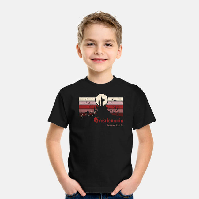 Haunted Castle-Youth-Basic-Tee-dandingeroz