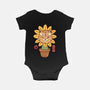 Flower Meowster-Baby-Basic-Onesie-vp021