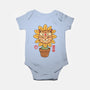 Flower Meowster-Baby-Basic-Onesie-vp021