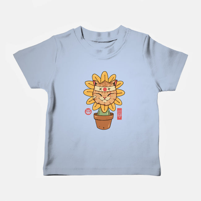 Flower Meowster-Baby-Basic-Tee-vp021