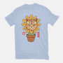 Flower Meowster-Unisex-Basic-Tee-vp021