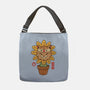 Flower Meowster-None-Adjustable Tote-Bag-vp021