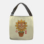 Flower Meowster-None-Adjustable Tote-Bag-vp021