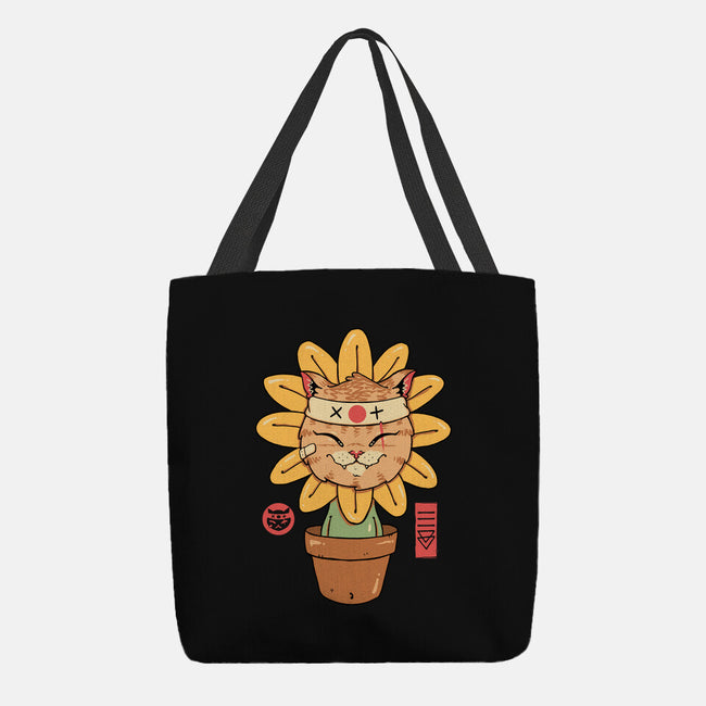 Flower Meowster-None-Basic Tote-Bag-vp021