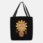 Flower Meowster-None-Basic Tote-Bag-vp021
