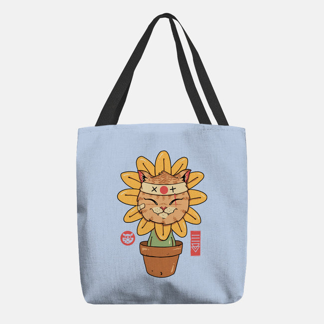 Flower Meowster-None-Basic Tote-Bag-vp021