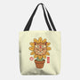 Flower Meowster-None-Basic Tote-Bag-vp021