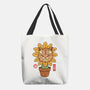 Flower Meowster-None-Basic Tote-Bag-vp021