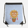 Flower Meowster-None-Drawstring-Bag-vp021