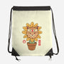 Flower Meowster-None-Drawstring-Bag-vp021