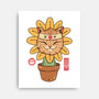 Flower Meowster-None-Stretched-Canvas-vp021