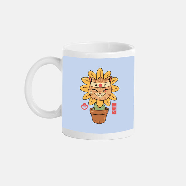 Flower Meowster-None-Mug-Drinkware-vp021