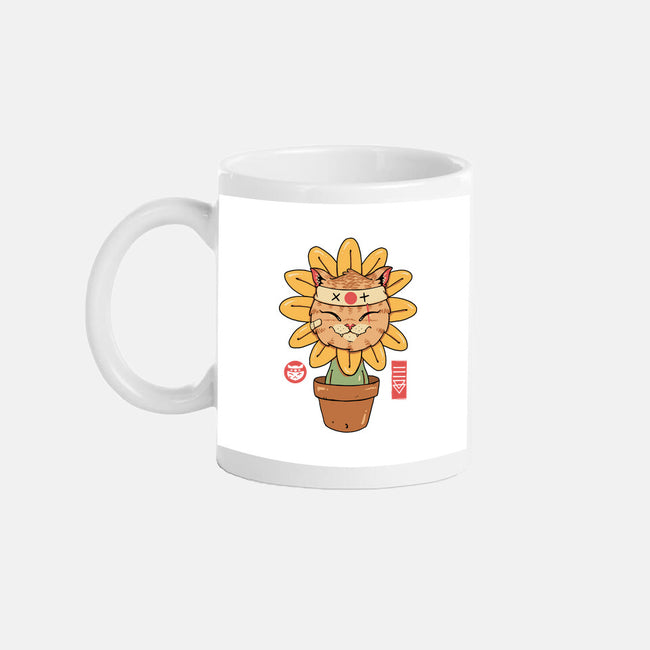 Flower Meowster-None-Mug-Drinkware-vp021