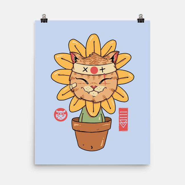 Flower Meowster-None-Matte-Poster-vp021
