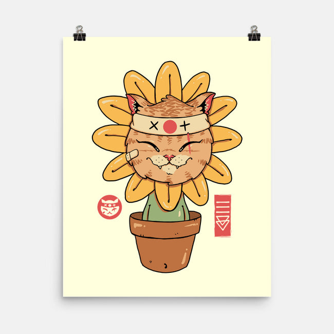 Flower Meowster-None-Matte-Poster-vp021