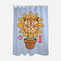 Flower Meowster-None-Polyester-Shower Curtain-vp021