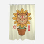 Flower Meowster-None-Polyester-Shower Curtain-vp021
