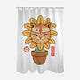 Flower Meowster-None-Polyester-Shower Curtain-vp021