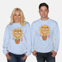 Flower Meowster-Unisex-Crew Neck-Sweatshirt-vp021