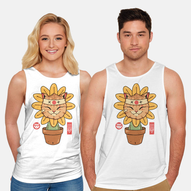 Flower Meowster-Unisex-Basic-Tank-vp021