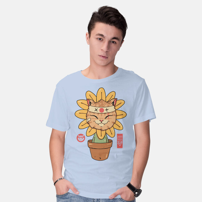 Flower Meowster-Mens-Basic-Tee-vp021