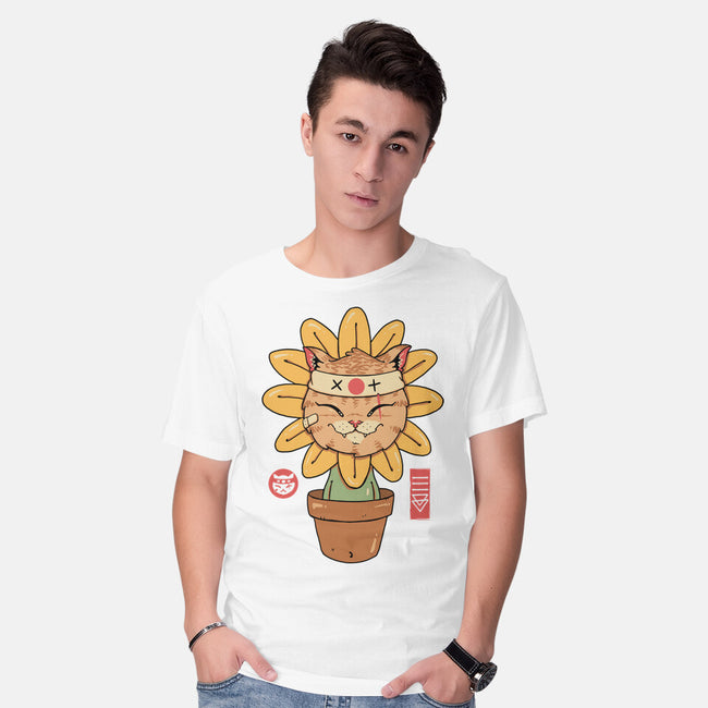 Flower Meowster-Mens-Basic-Tee-vp021