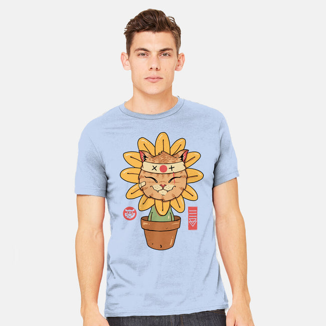 Flower Meowster-Mens-Heavyweight-Tee-vp021