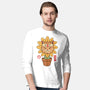 Flower Meowster-Mens-Long Sleeved-Tee-vp021