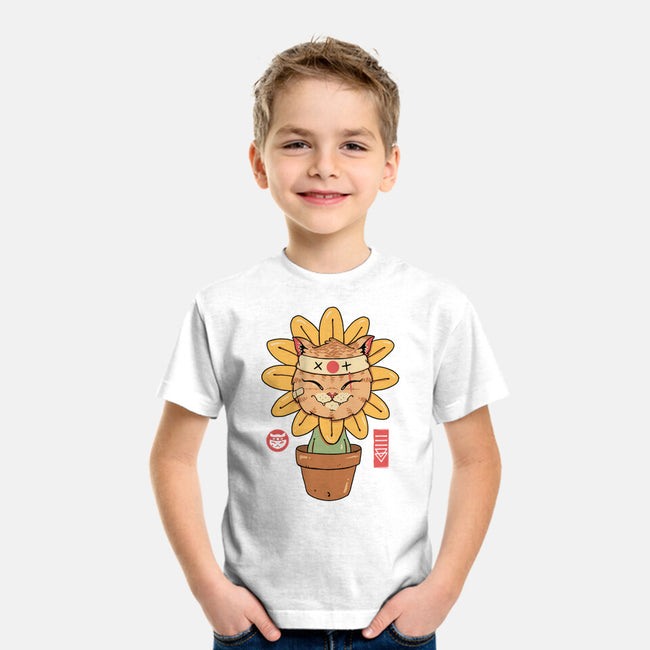 Flower Meowster-Youth-Basic-Tee-vp021