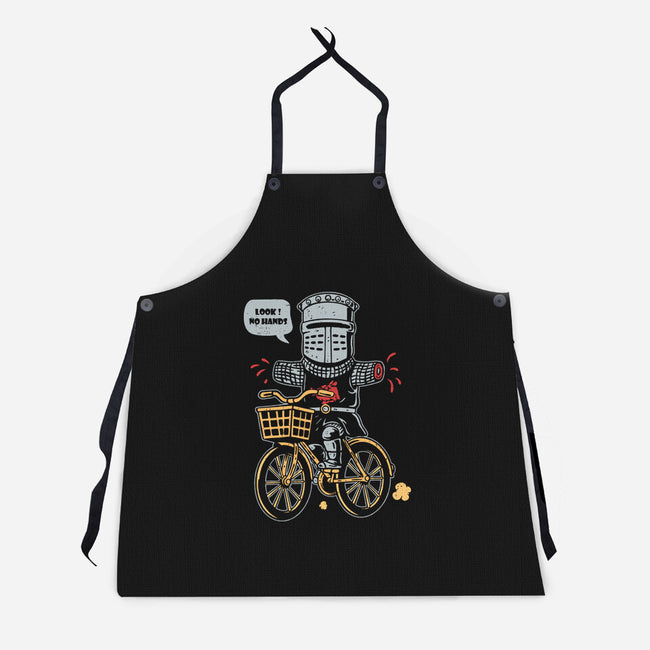 Just Look No Hands-Unisex-Kitchen-Apron-Marinho