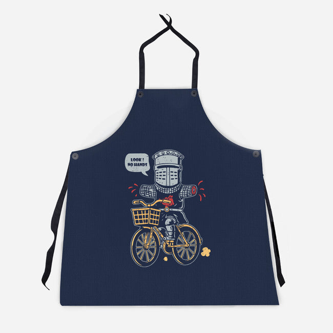 Just Look No Hands-Unisex-Kitchen-Apron-Marinho